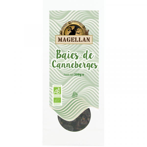 CANNEBERGES SUCRE BIO 250G