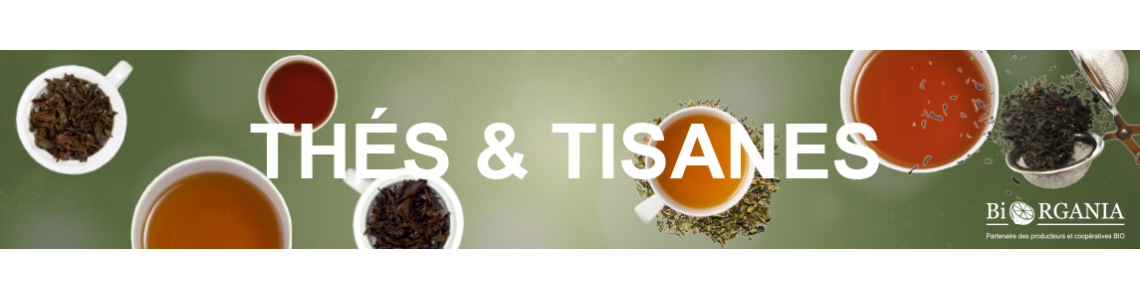 Thés & tisanes Bio en vrac - Ingrédients Biologiques